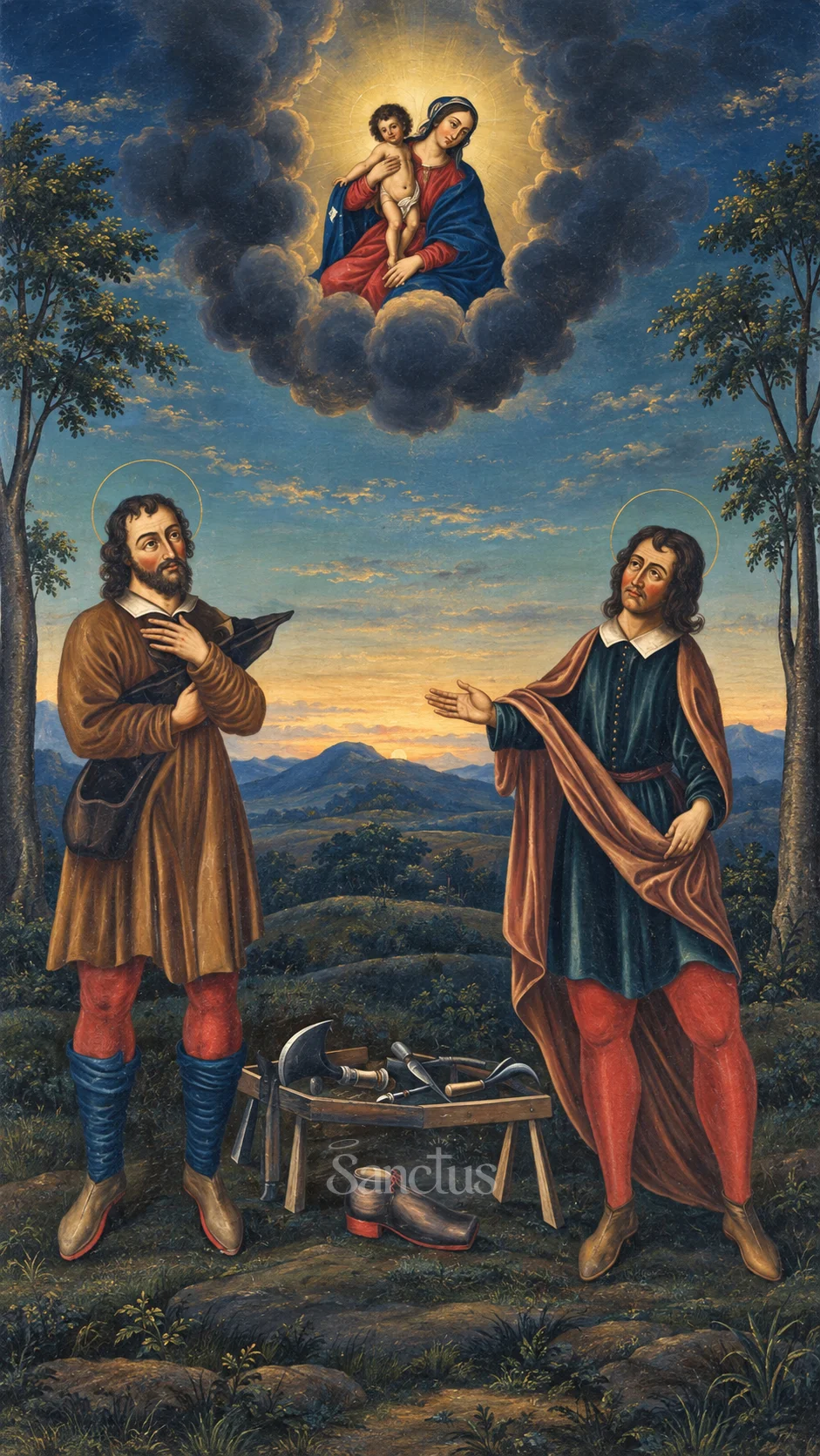 Portrait de Crépin et Crépinien