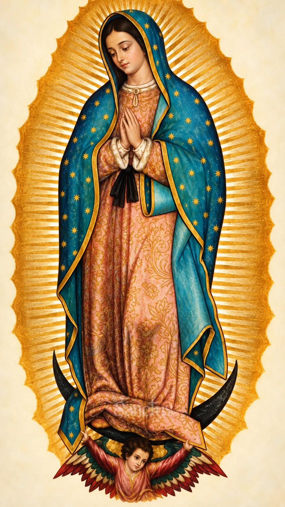 Portrait de Notre-Dame de Guadalupe