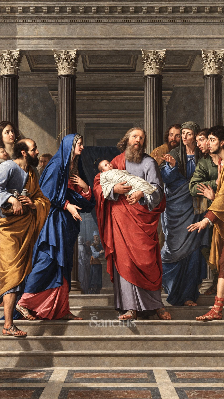 Portrait de Présentation du Seigneur au Temple