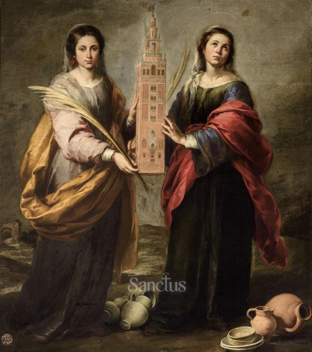 Portrait de Saintes Rufine et Seconde