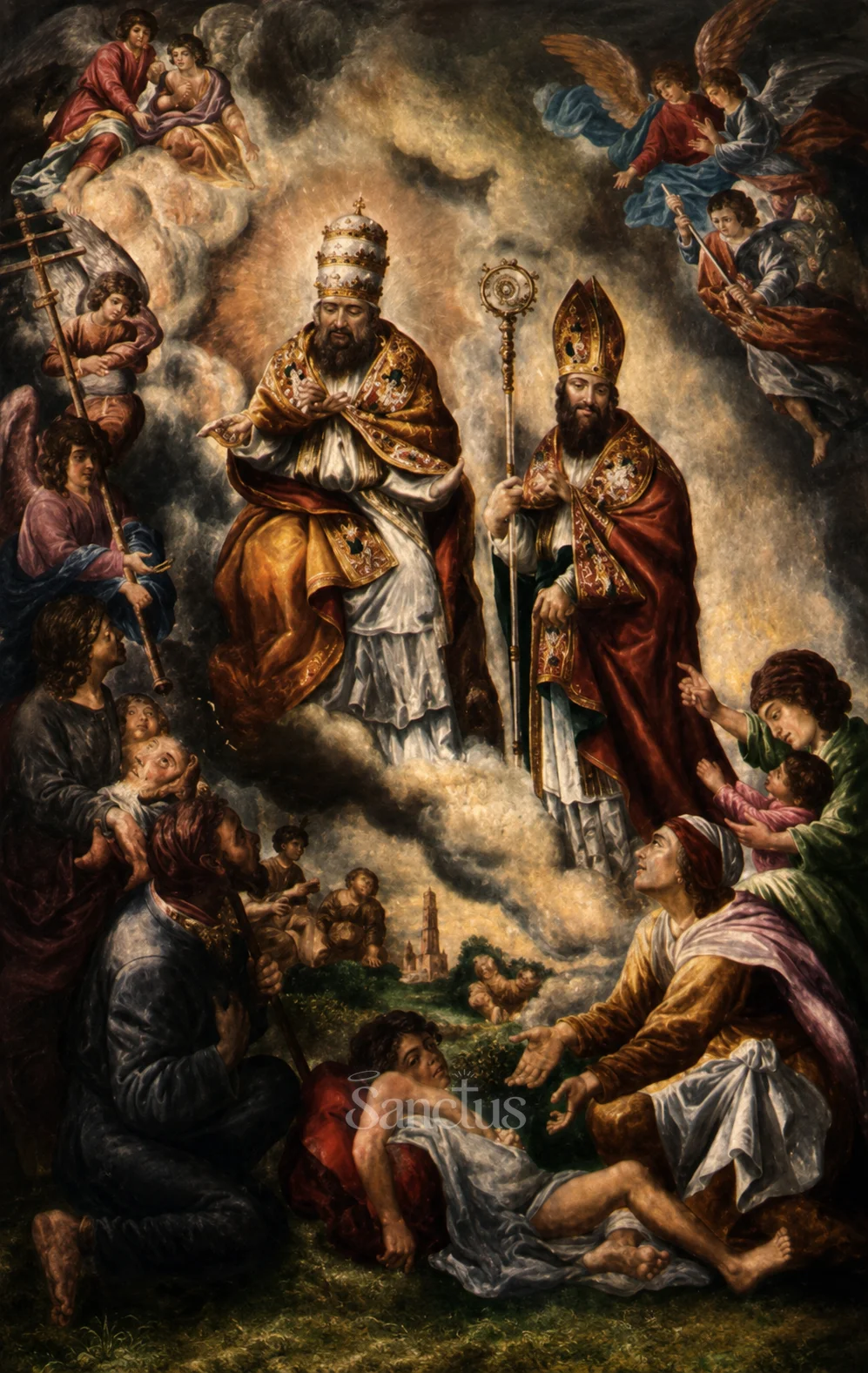 Portrait de Corneille et Cyprien