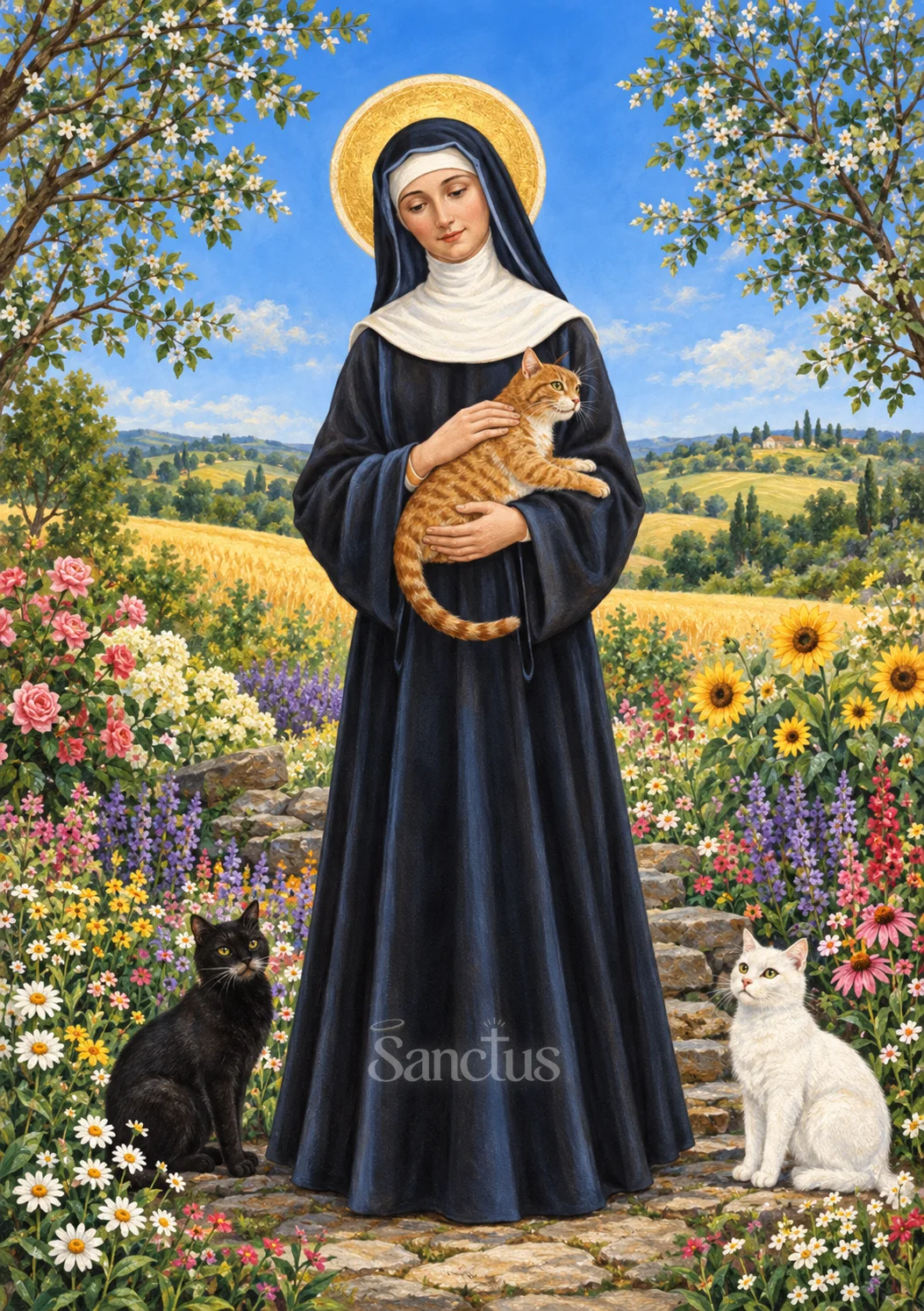 Sainte Gertrude de Nivelles