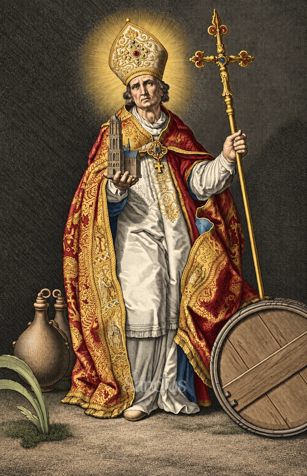 Portrait de Willibrord d'Utrecht