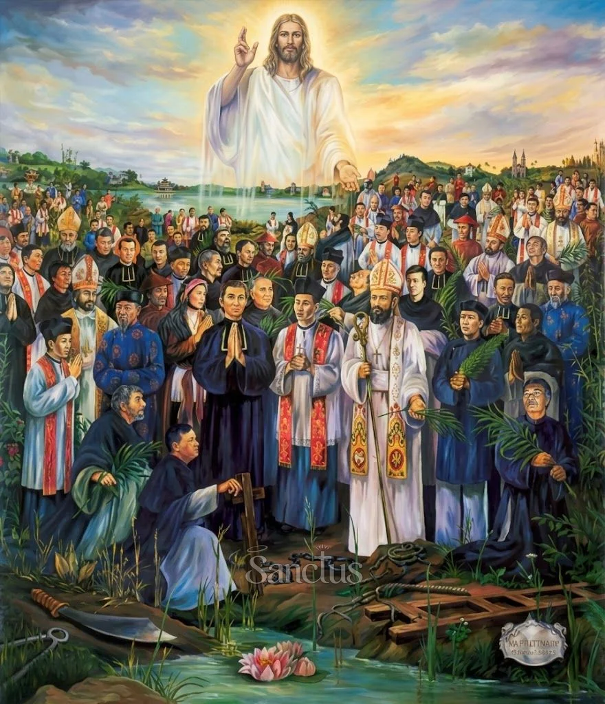 Portrait de Augustin Zhao Rong et ses 119 compagnons