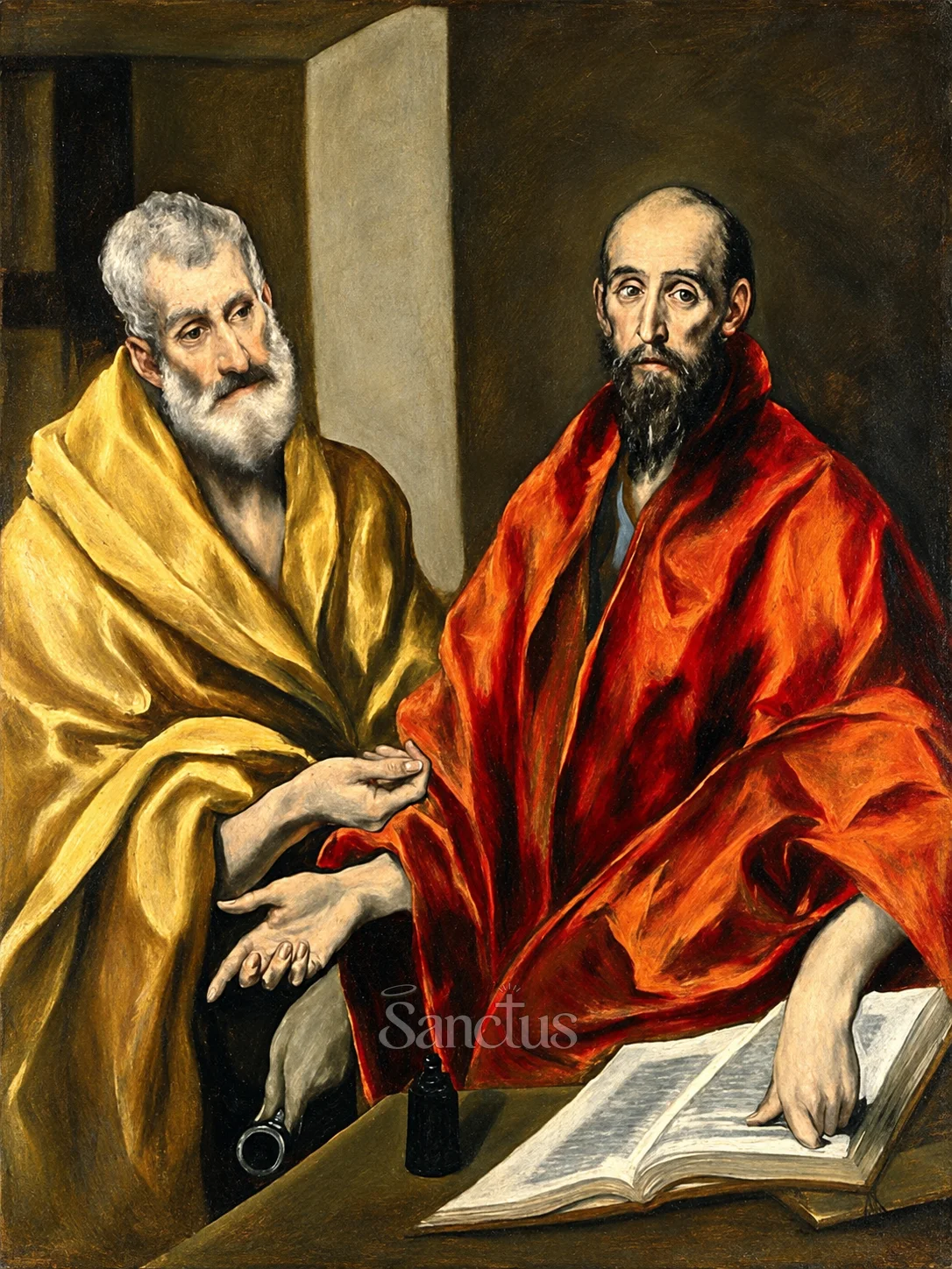 Portrait de Dédicace des basiliques de saint Pierre et de saint Paul