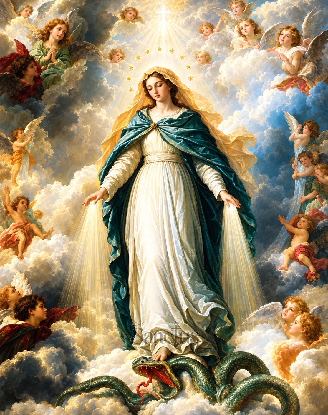 Portrait de Notre-Dame de la Médaille Miraculeuse