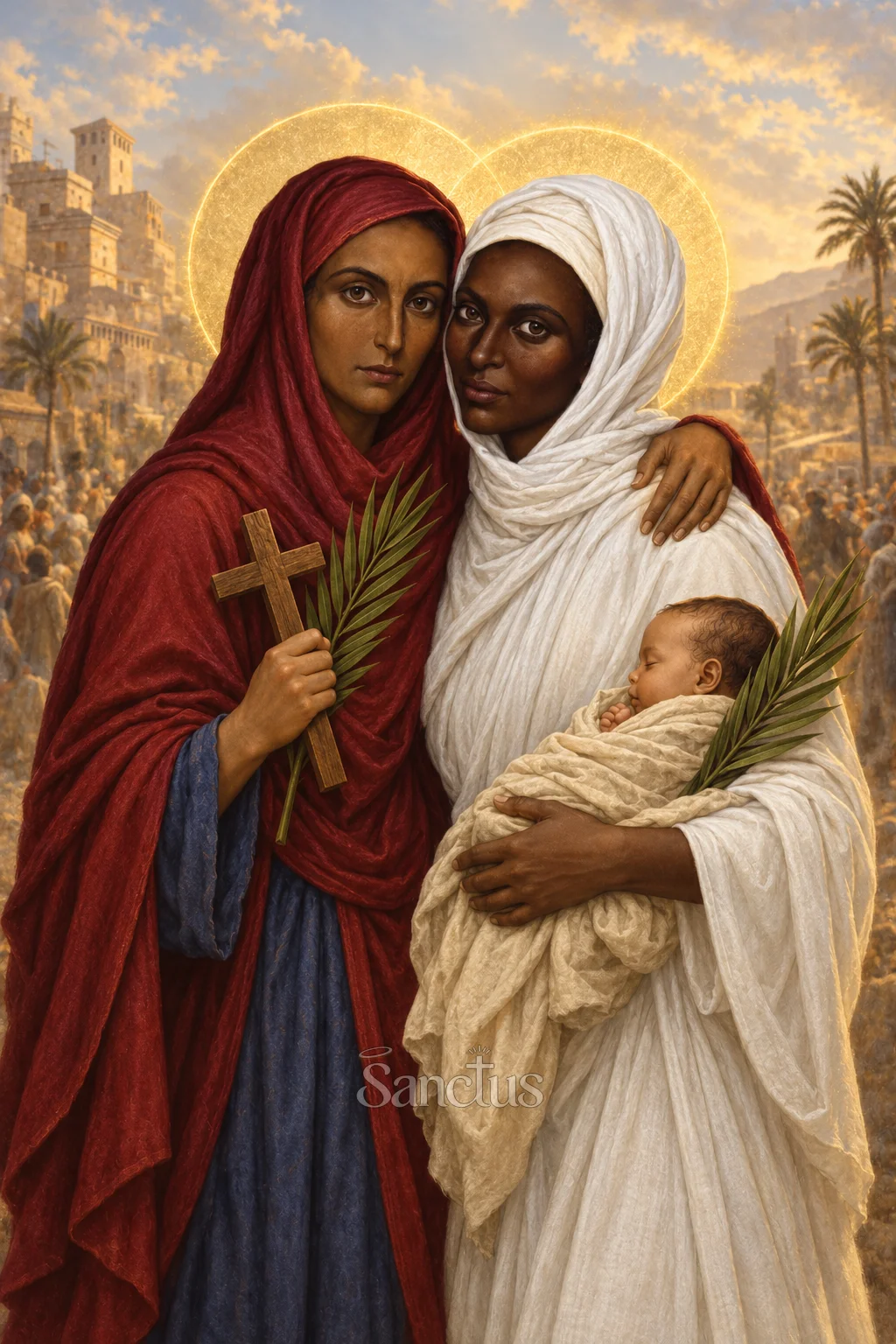 Portrait de Perpétue et Félicité