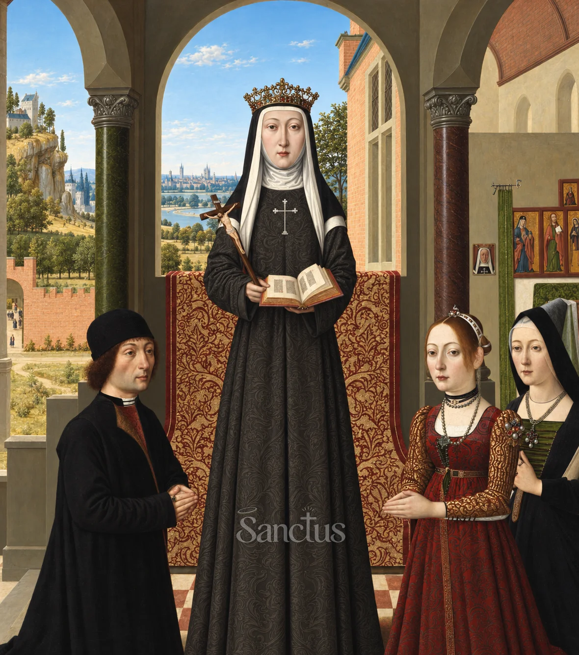 Portrait de Catherine de Bologne