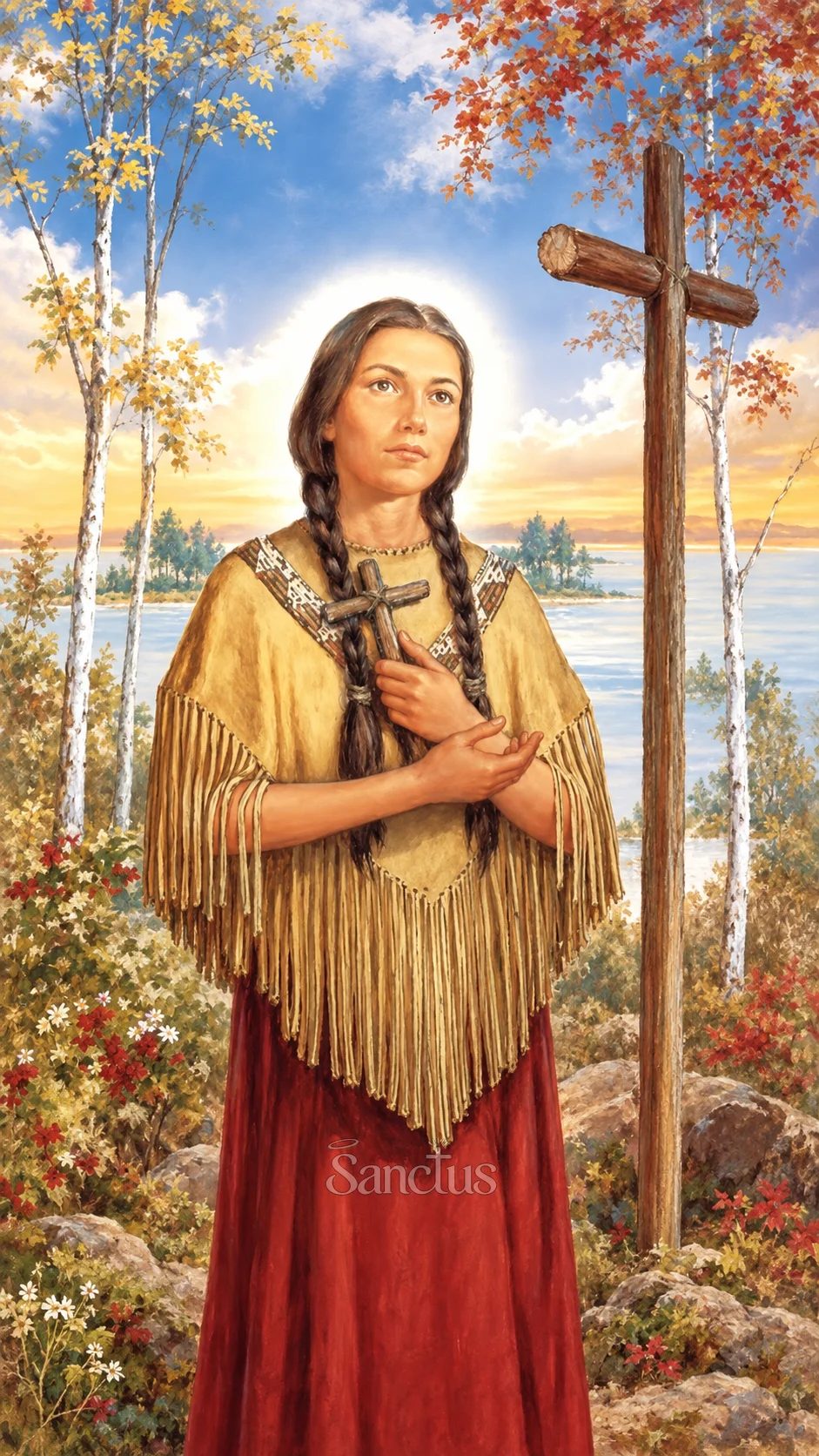Portrait de Kateri Tekakwitha