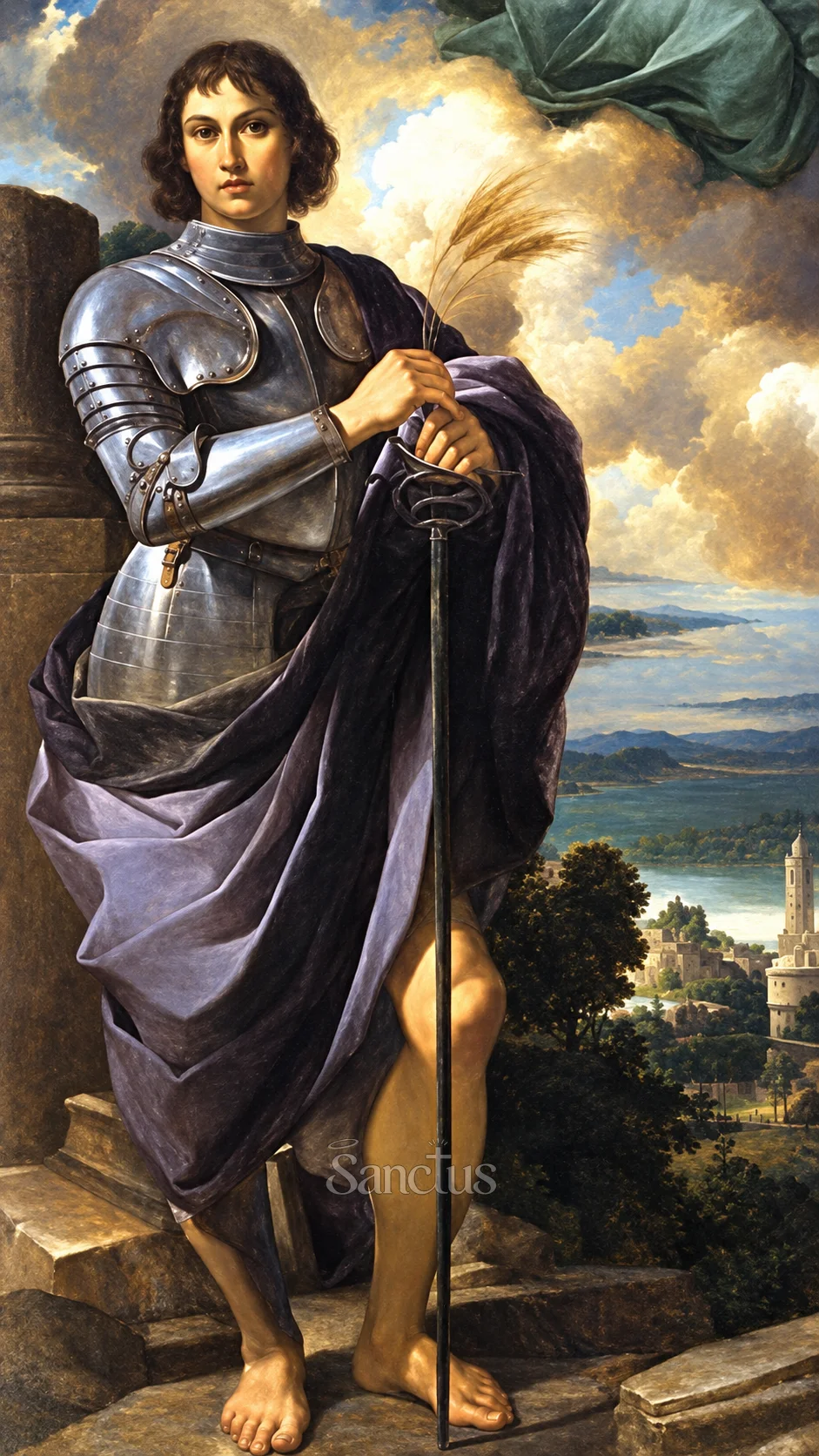 Portrait de Pancrace de Rome