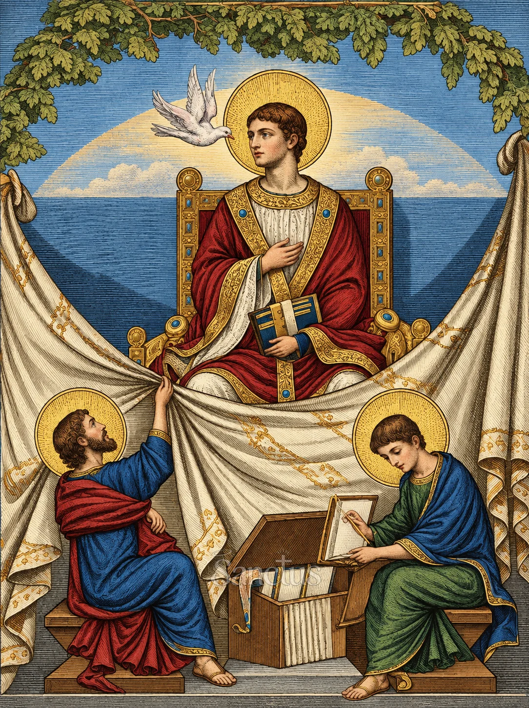 Portrait de Augustin de Cantorbéry
