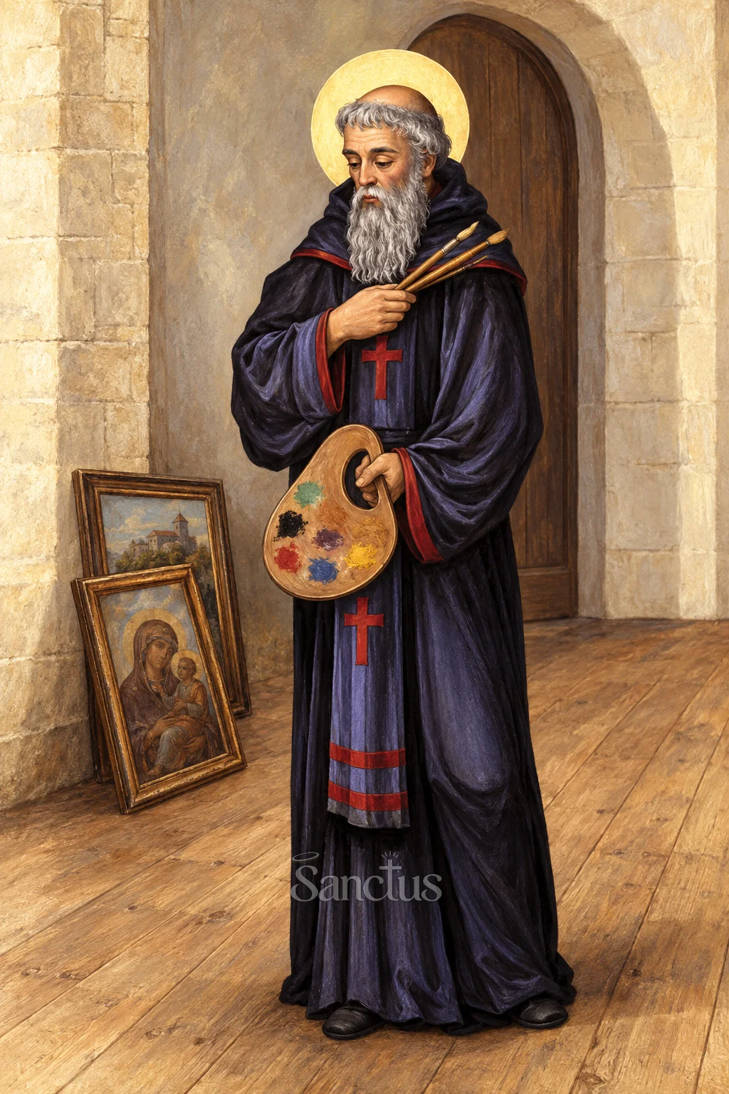 Portrait de Saint Lazare l'Iconographe