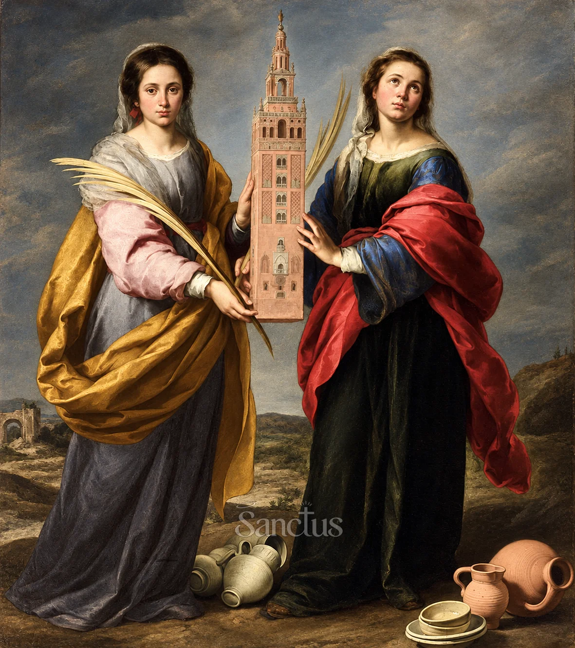 Portrait de Saintes Rufine et Seconde