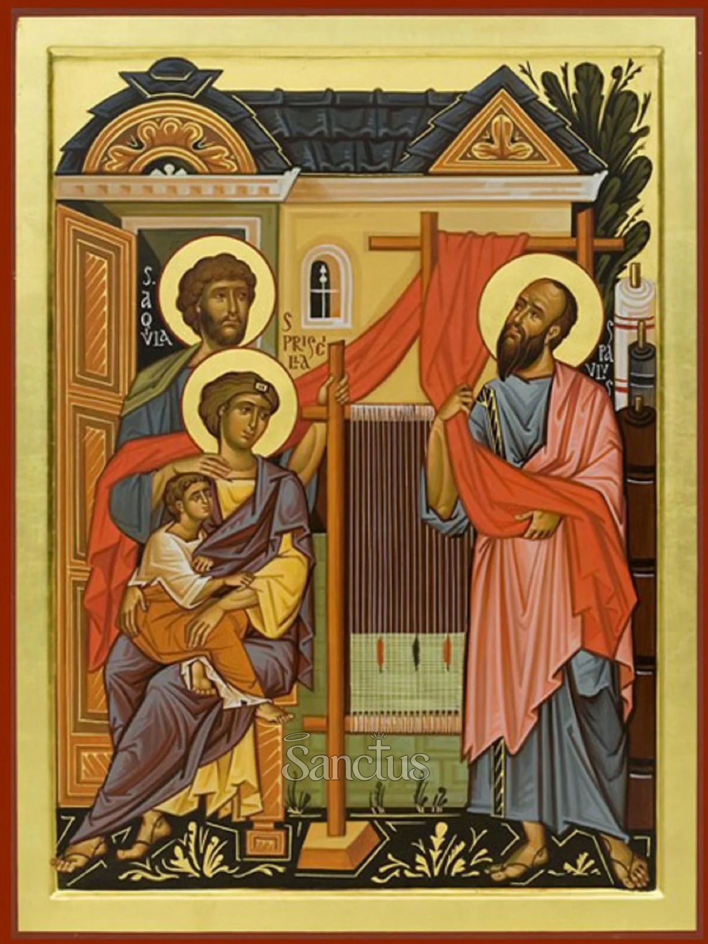 Portrait de Saints Aquila et Priscille