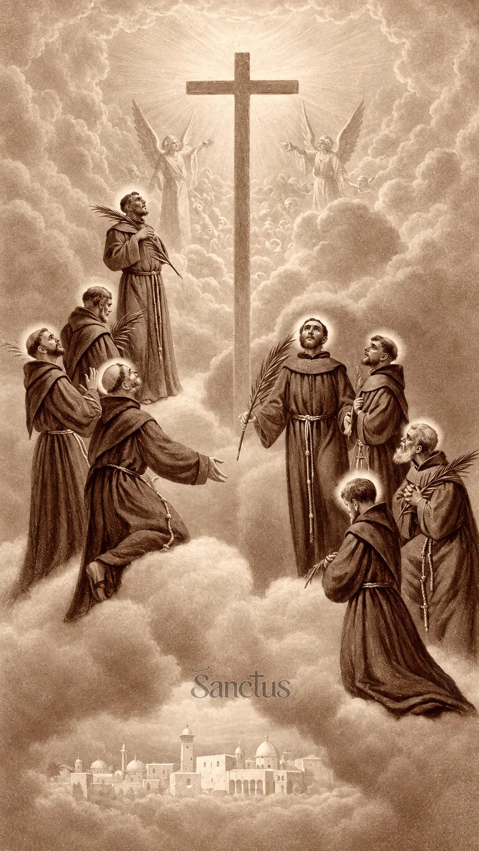 Portrait de Emmanuel Ruiz et les Franciscains de Damas