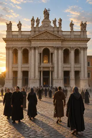 Dédicace de la Basilique du Latran — Le 9 novembre, l’Église célèbre la Dédicace de la Basilique du Latran, la cathédrale du pape à Rome, appelée “mère et tête de toutes les églises…