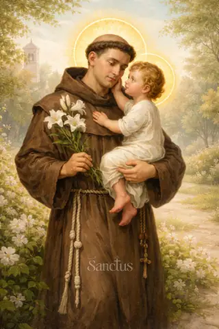 Saint Antoine de Padoue — Antoine naît le 15 août 1195 à Lisbonne, dans une famille noble portugaise.