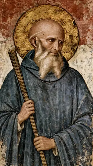 Saint Benoît — Benoît est né en Italie vers 480, dans la petite ville de Nursie.