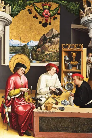 Saint Éloi de Noyon — Éloi est né vers 588 près de Limoges, dans une famille modeste mais pieuse.