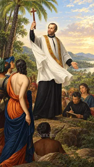 Saint François Xavier — François Xavier est né en 1506, dans une famille noble de Navarre.
