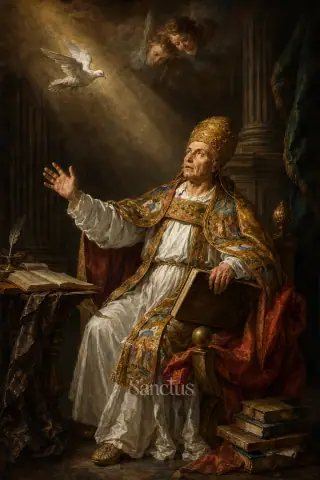 Saint Grégoire le Grand — Imaginez Rome à la fin du 6e siècle, dévastée par les guerres, les famines, la peste.