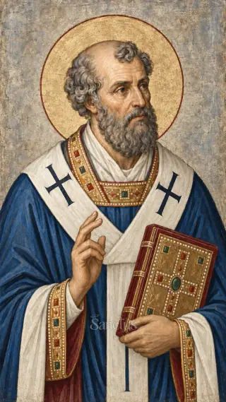 Saint Hilaire — Hilaire, né à Poitiers au début du IVe siècle, n'est pas venu au christianisme par hasard.