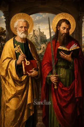 Saint Pierre et Paul — Simon, simple pêcheur de Galilée, a vu sa vie bouleversée en rencontrant Jésus.