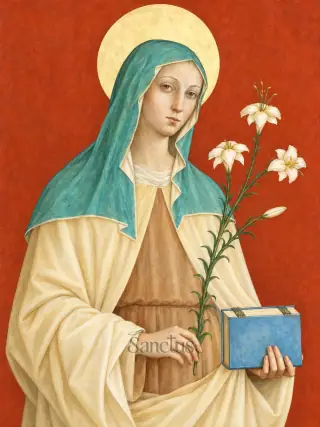 Sainte Aimée — Aimée, appelée Amata d’Assise, est une nièce de sainte Claire.