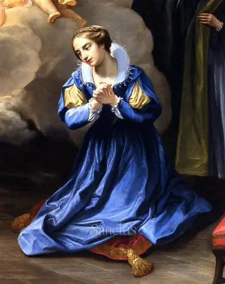Sainte Catherine de Gênes — Catherine de Gênes naît en 1447 dans la famille Fieschi.