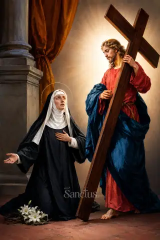 Sainte Claire de Montefalco — Clara de Montefalco, née en 1268 dans une Italie médiévale fervente, a montré très jeune une âme profondément pieuse.