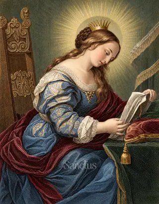 Sainte Marguerite d’Écosse — Marguerite, princesse anglaise, naît en Hongrie vers 1045, exilée.