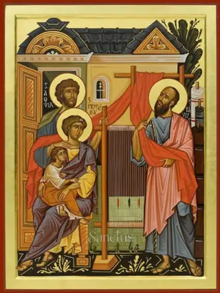 Saints Aquila et Priscille — Aquila, juif originaire du Pont, et son épouse Priscille, formaient un couple uni par leur foi et leur métier : ils étaient fabricants de tentes.