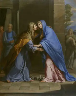 Visitation de la Vierge Marie — Après l'annonce de l'ange Gabriel, Marie n'a pas gardé cette nouvelle extraordinaire pour elle seule.