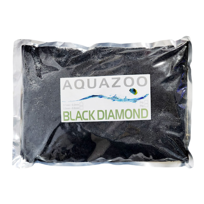 상아쿠아,블랙다이아몬드 샌드 4kg [슈가] 0.5~0.8mm