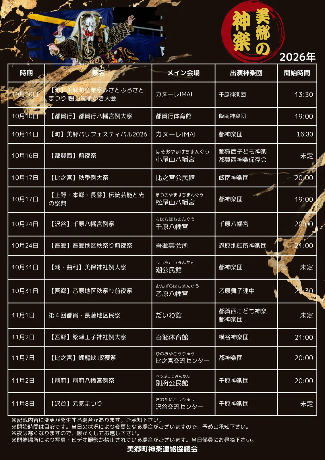 都賀西 秋祭り前夜祭 奉納神楽