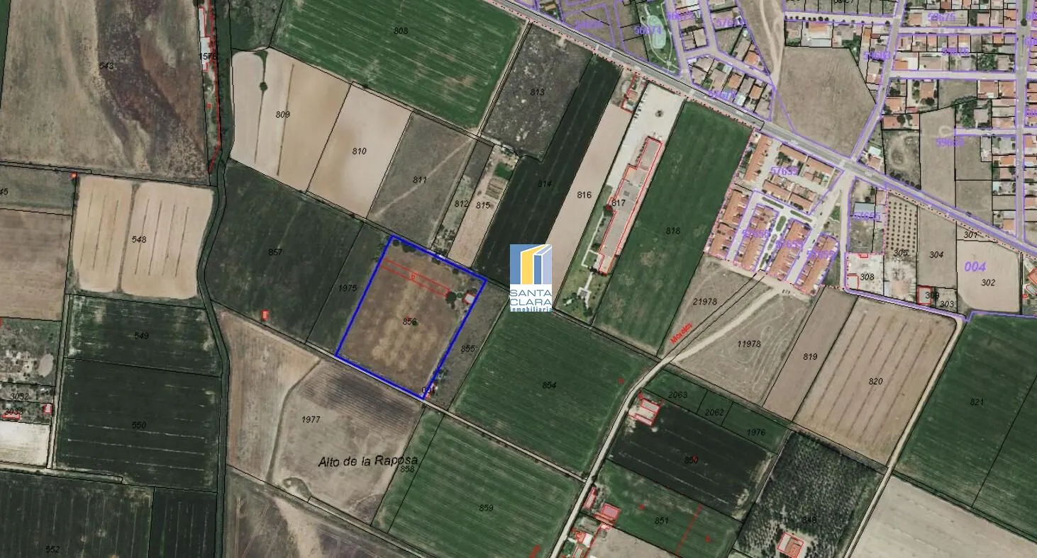 PARCELA RÚSTICA EN VENTA CON ALMACÉN Y DEPÓSITO EN VILLARALBO (ZAMORA) - Inmobiliaria Santa Clara en Zamora - Imagen 1