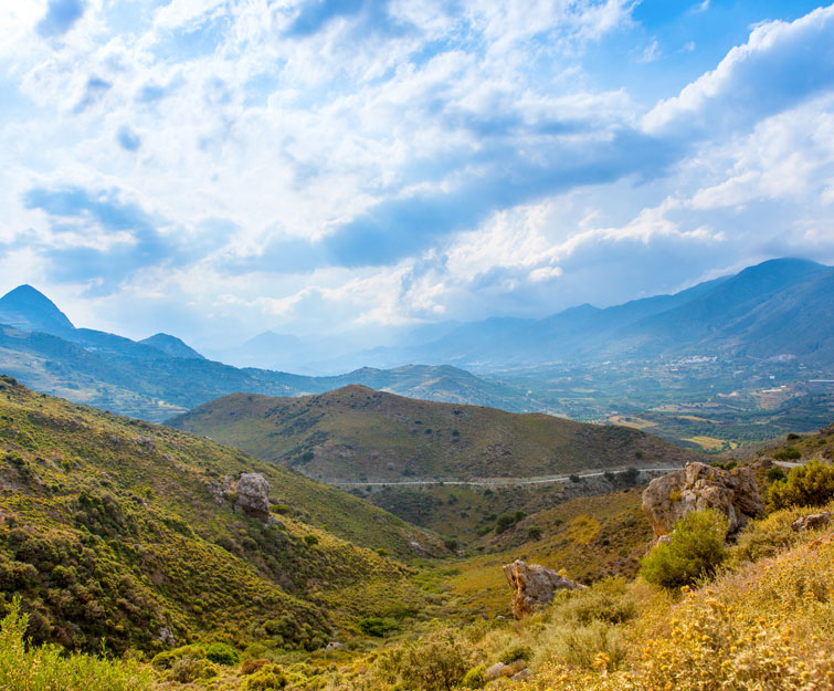 Mountain view in Crete