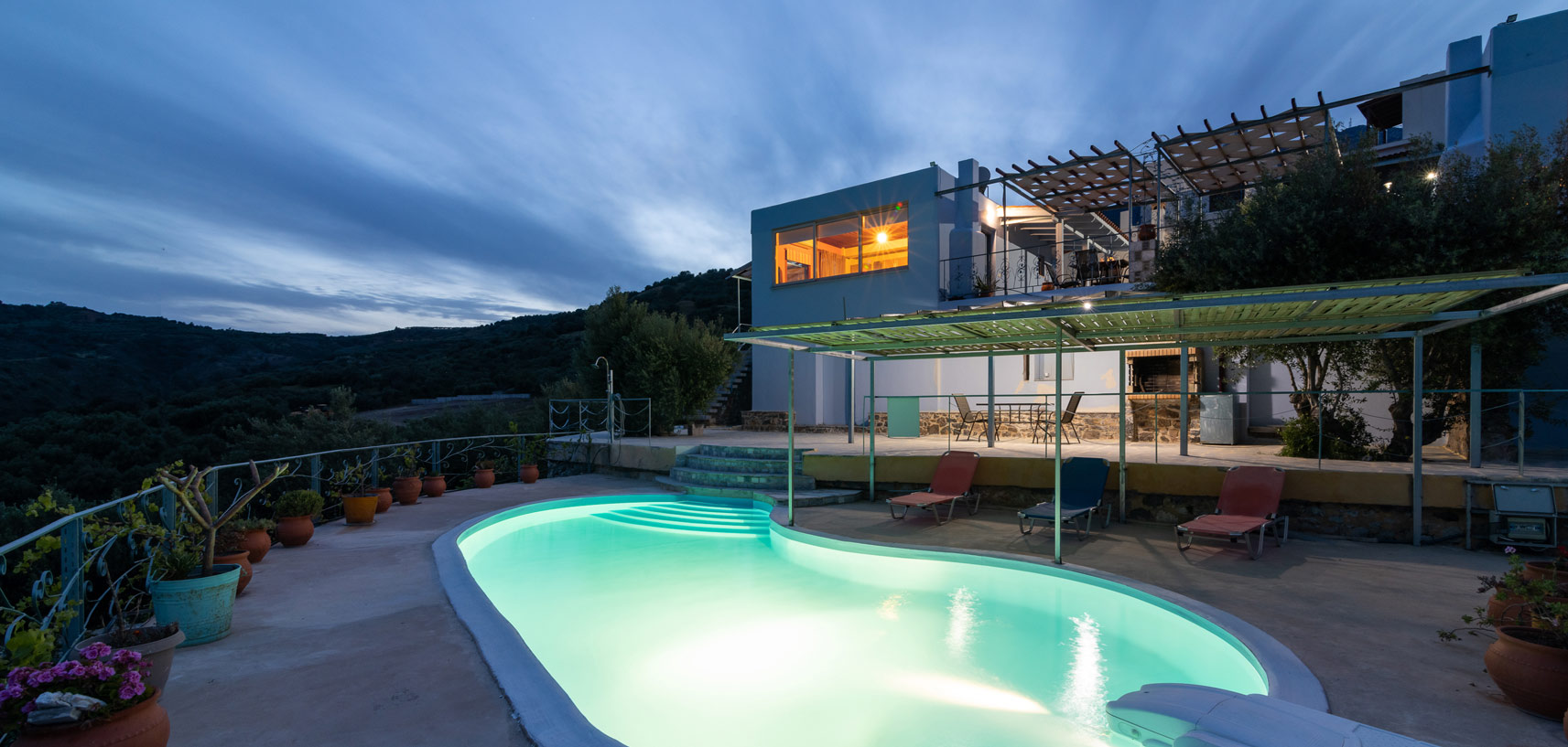 Sarakinas Residence, pool view