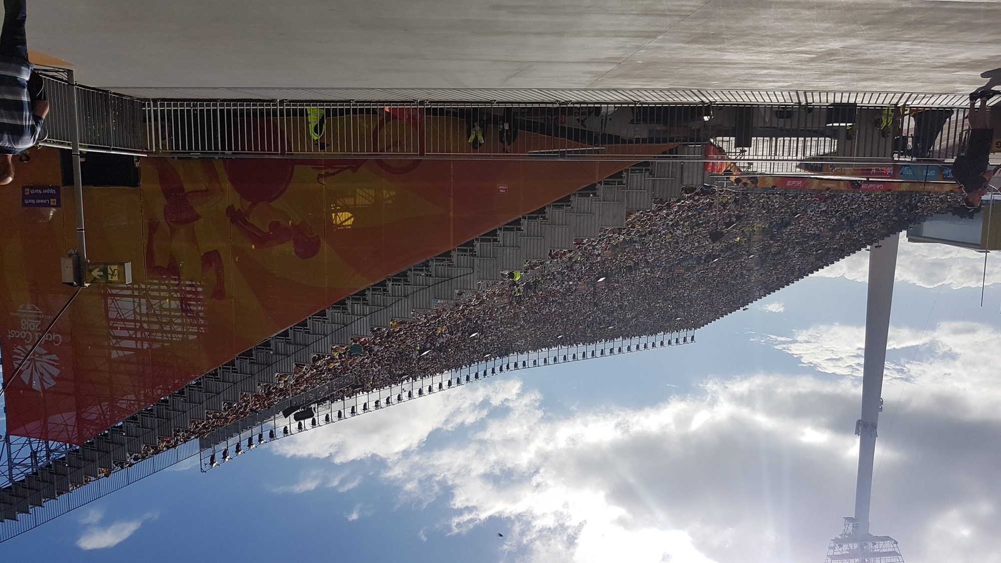 Temporary stand exterior