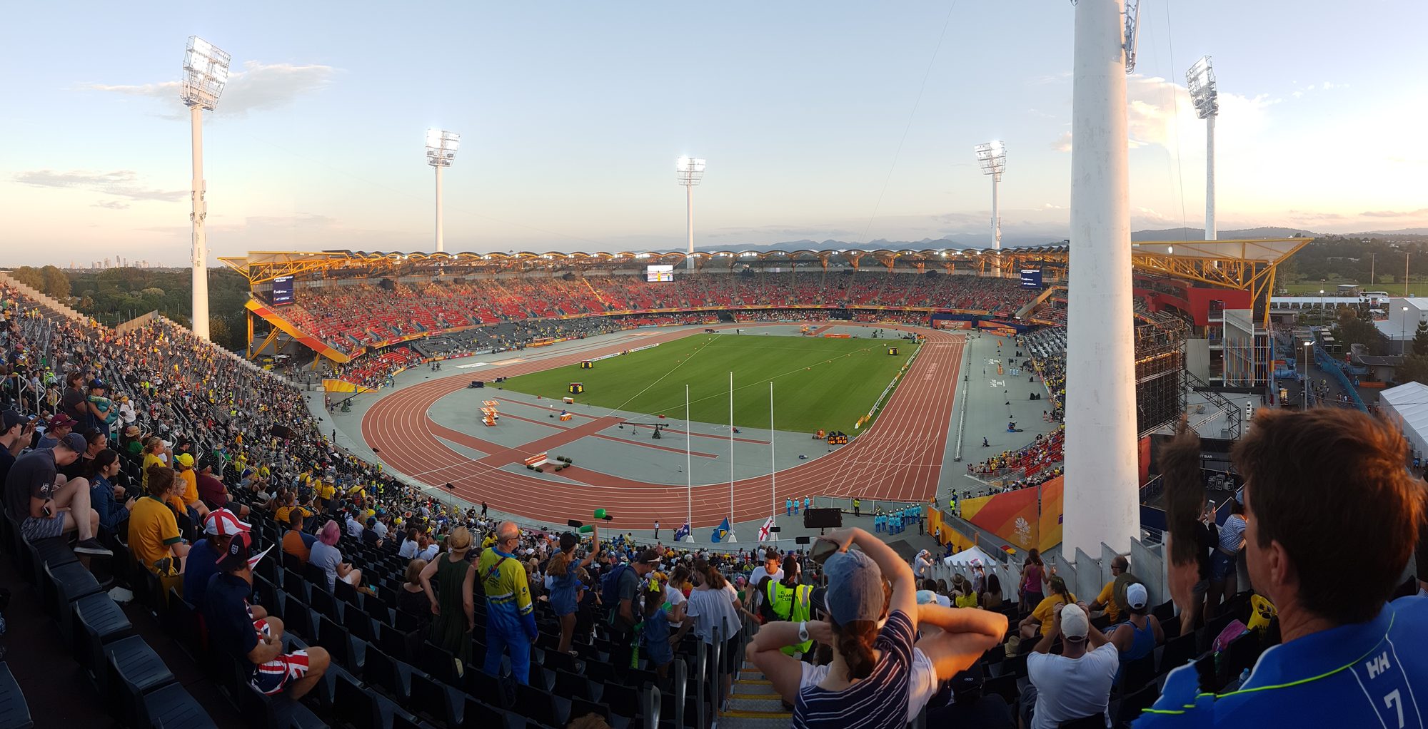 Full stadium in athletics configuration
