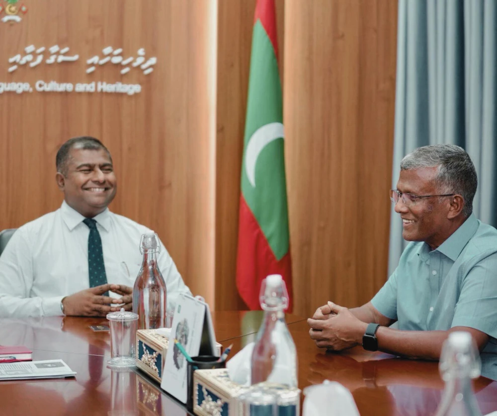 photo for އެމް7 އާއެކު ވަޒީރު އާދަމް ނަޞީރު އިބްރާހީމް ބޭއްވެވި ބައްދަލު ކުރެއްވުން.