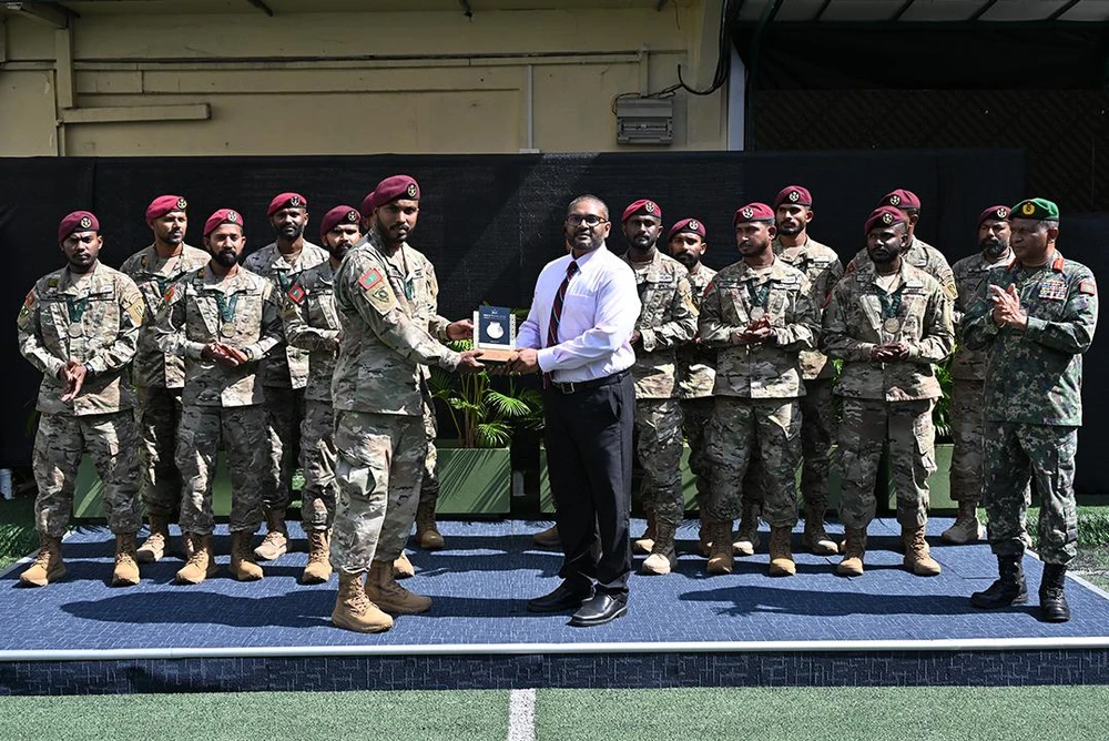 photo for ޕެޓްސް ކޮމްޕެޓިޝަން 2026 ގައި ރަން މެޑެލި ހާސިލުކުރި އެމްއެންޑީއެފްގެ ޓީމަށް ހޫނު މަރުހަބާއެއް