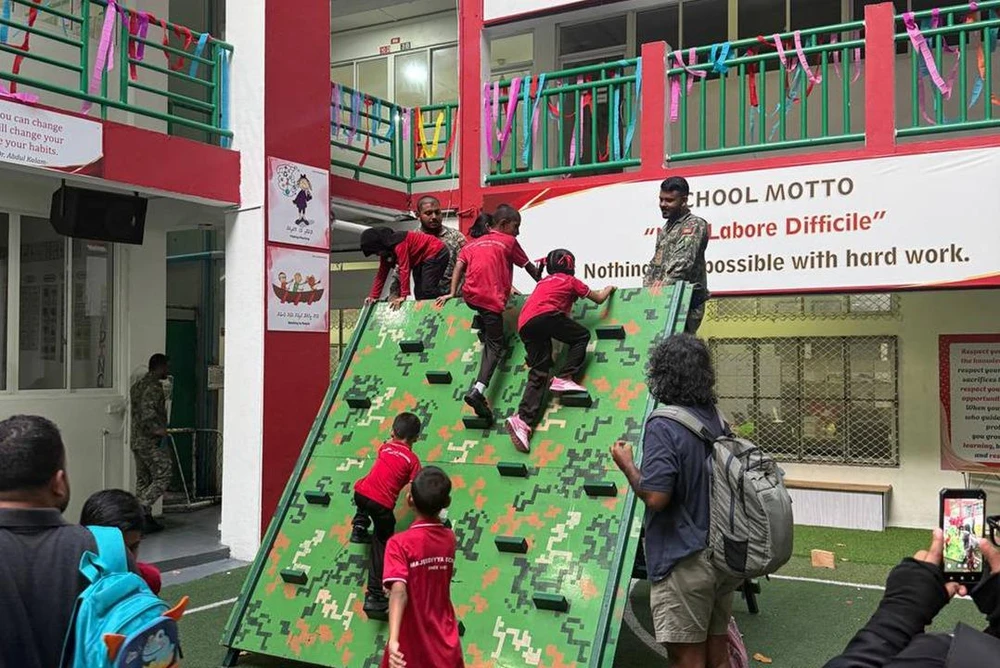 photo for ކުޑަކުދިންގެ ދުވަހުގެ ހަރަކާތްތަކުގައި އެމްއެންޑީއެފް މާލެ އޭރިއާ ކޮމާންޑުން ބައިވެރިވެއްޖެ