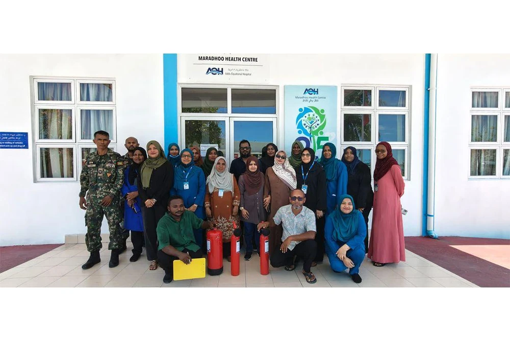 photo for މަރަދޫ ޞިއްޙީ މަރުކަޒުގެ މުވައްޒަފުންނަށް ފަޔަރ އެވެއަރނަސް ސެޝަނެއް ކުރިއަށްގެންގޮސްފި