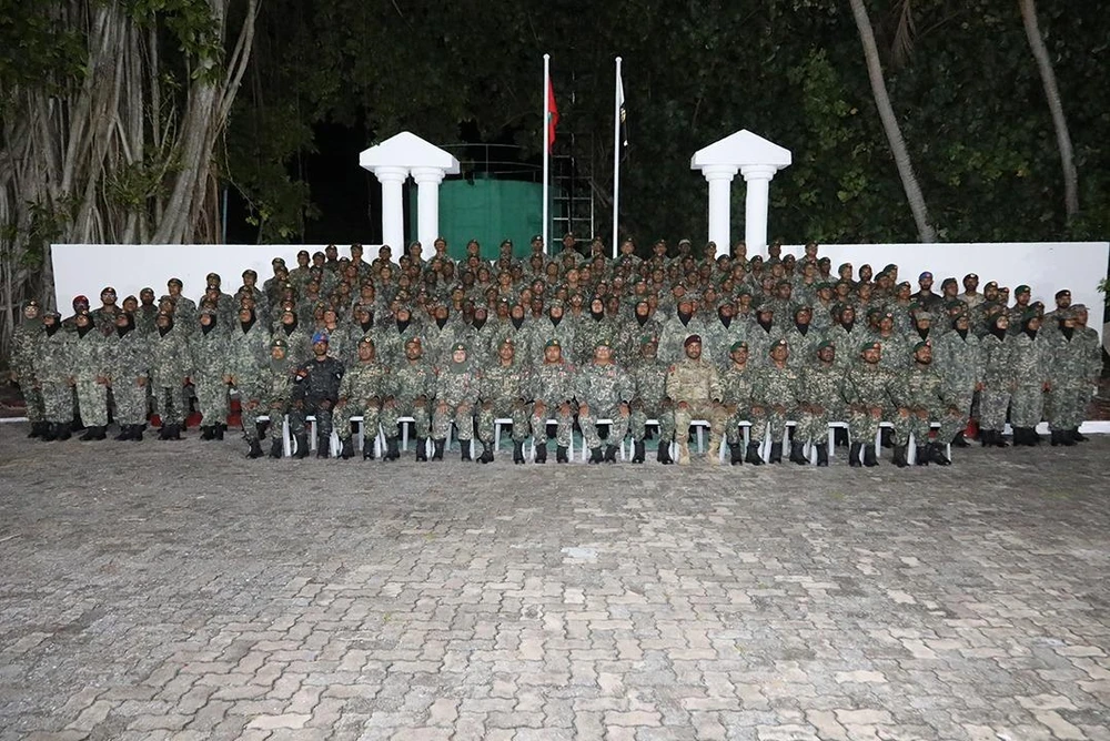 photo for ސިފައިންގެ 75ވަނަ އަސާސީ ތަމްރީނު ކޯސް އިފުތިތާހުކޮށްފި