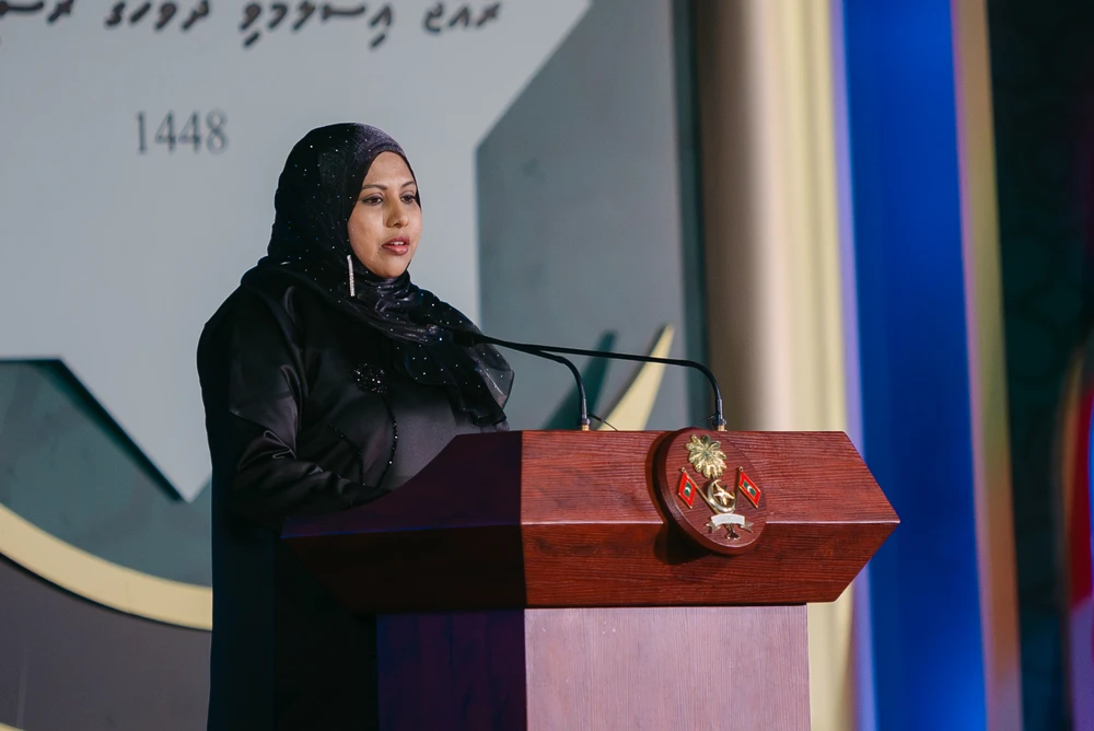 photo for “މިއަދަކީ ދިވެހިން ދުށް އެންމެ ނަސީބުވެރި ދުވަސް", ވަޒީރު ހީނާ ވަލީދު.