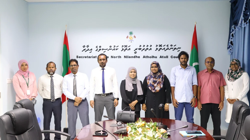 photo for މިނަސްޓަރ ރަމީލާ އަދި މިނިސްޓްރީގެ ޓީމް  ފާފު އަތޮޅު ކައުންސިލާ ބައްދަލު ކުރެއްވުން.