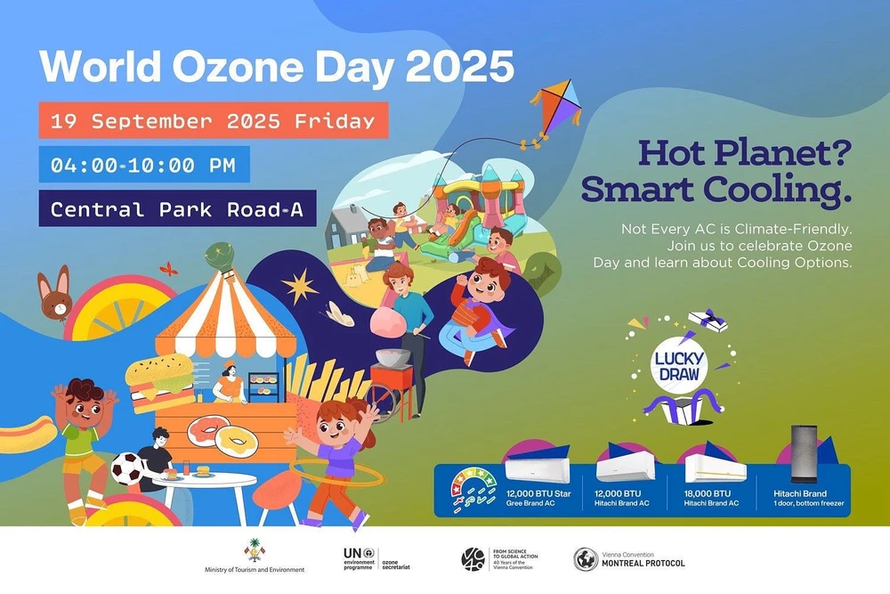 photo for އޯޒޯން ދުވަސް 2025 - "ސައިންސް ޓު ގްލޯބަލް އެކްޝަން"