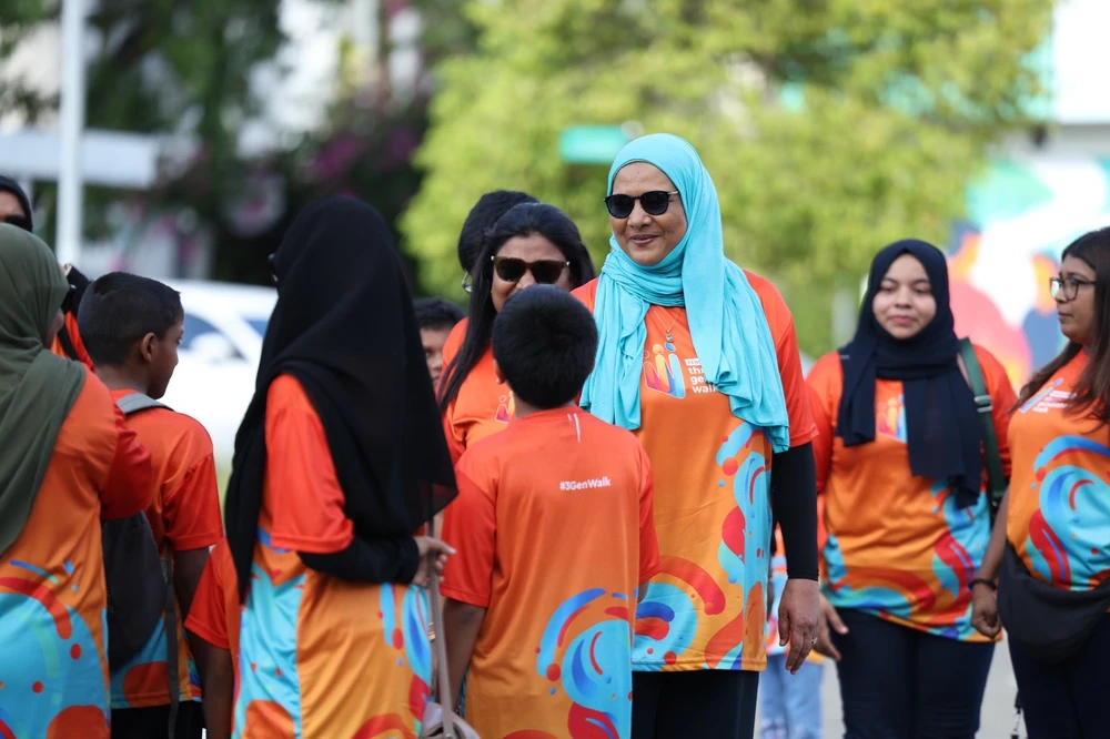 photo for ފޮޓޯ: ތްރީ ޖެން ވޯކްގައި ވަޒީރު ޑރ ޢާއިޝަތު ޝިހާމް ބައިވެރިވެވަޑައިގަތުން