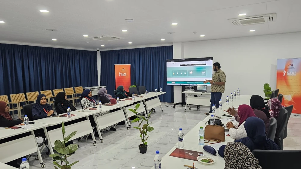 photo for ކާފު ފޯރަމް 2025 ގައި ދަނޑުވެރިކަމާއި ގުޅޭ މައުލޫމާތު ދިނުމުގެ ދަންފަޅިއެއް ކުރިޔަށް ގެންގޮސްފި